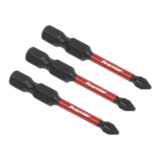 Premier Phillips #1 Impact Power Tool Bits 50mm - 3pc AK8229