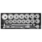 Sealey Socket Set 21pc 1"Sq Drive 6pt WallDrive Metric S0768