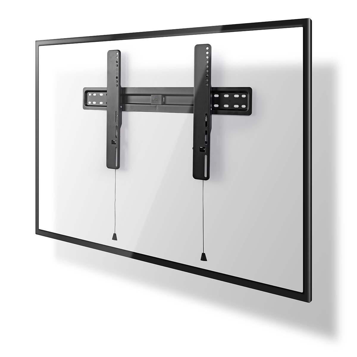 Nedis Tiltable TV Wall Mount 37-70" Max 35 kg 12° Tilt Angle TVWM5150BK