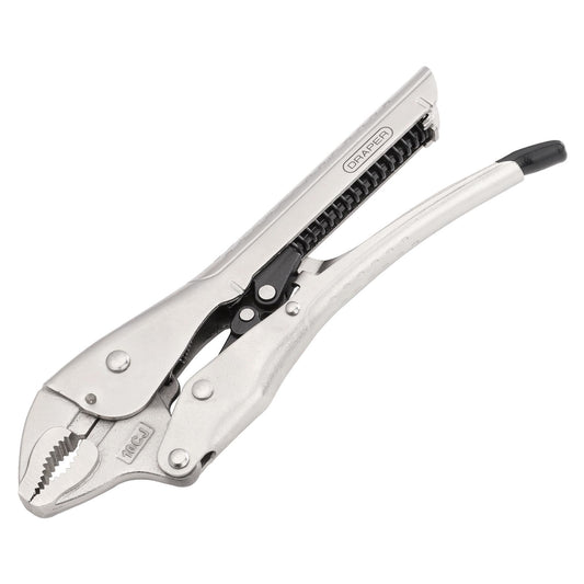 Draper Curved Jaw Auto Locking Pliers, 250mm