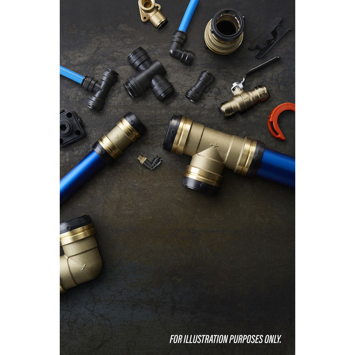Sealey Reducing Tee 28mm x 22mm SBA2822T