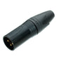 Neutrik XLR cable plug 3 XX Soldering Connection Black NTR-NC3MXX-BAG