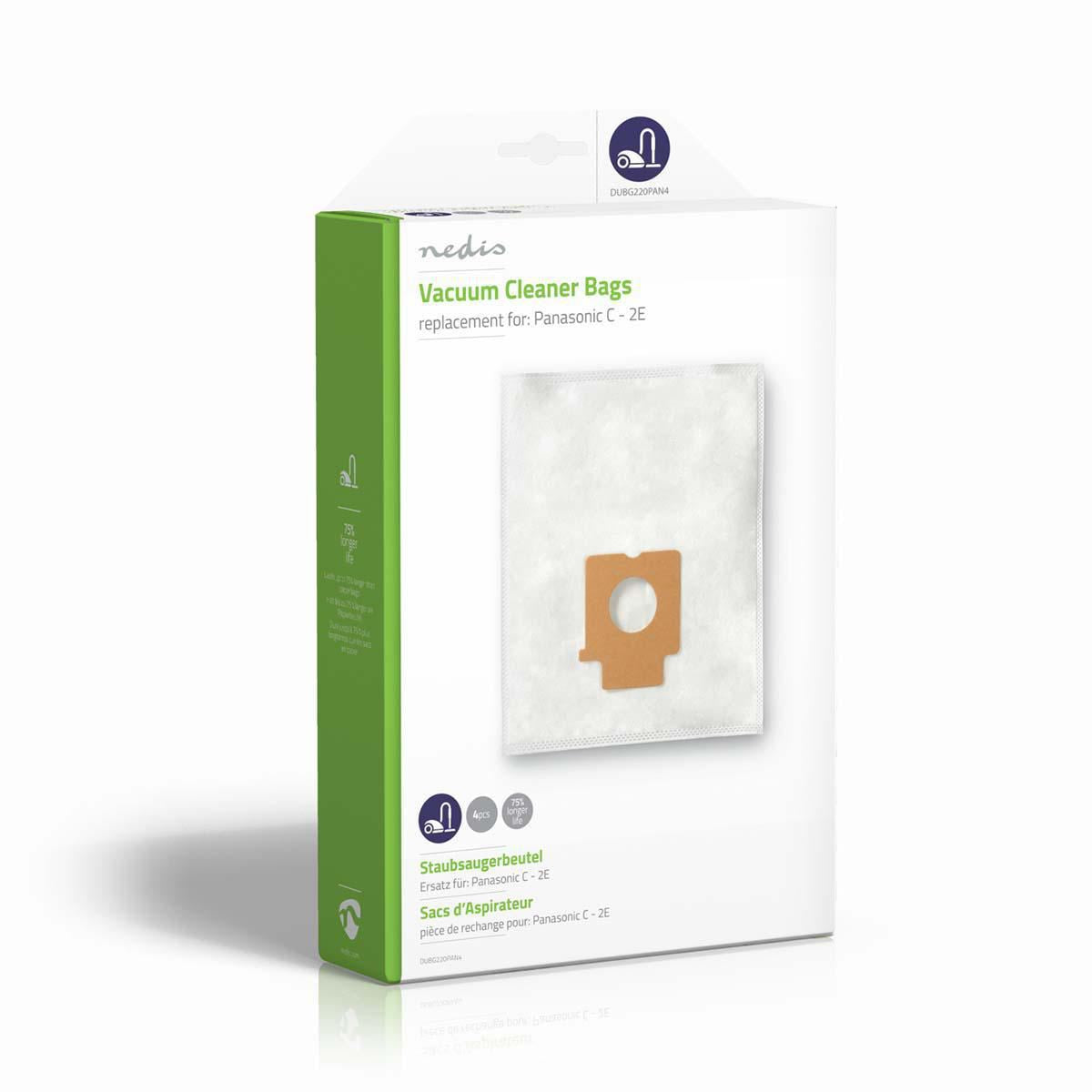 Nedis Vacuum Cleaner Bag Panasonic C to 2E DUBG220PAN4