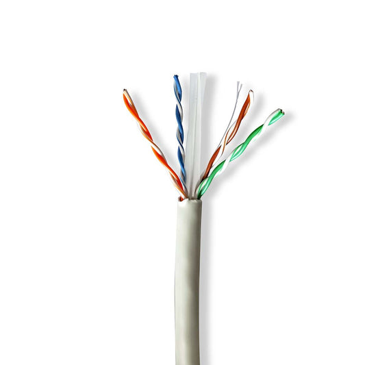 Nedis Network Cable Roll CAT6 Solid U/UTP Bare Copper 305m Indoor Round LSZH