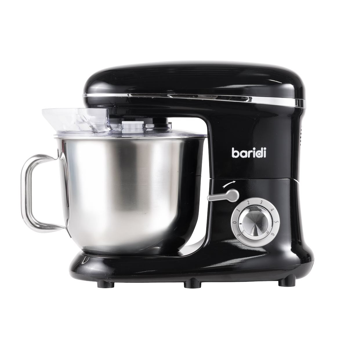 Baridi 1500W Stand Mixer with Accessories 6L - Black DH173