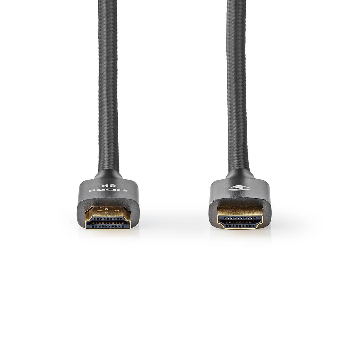 Ultra High Speed HDMI Cable HDMI to HDMI Gun Metal Grey Braided Cable 2m - CVTB35000GY20
