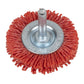 Sealey 50mm Nylon Filament Circular Brush with 6mm Shaft NFBC50