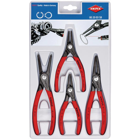 KNIPEX 00 20 03 SB Precision Circlip Pliers Set