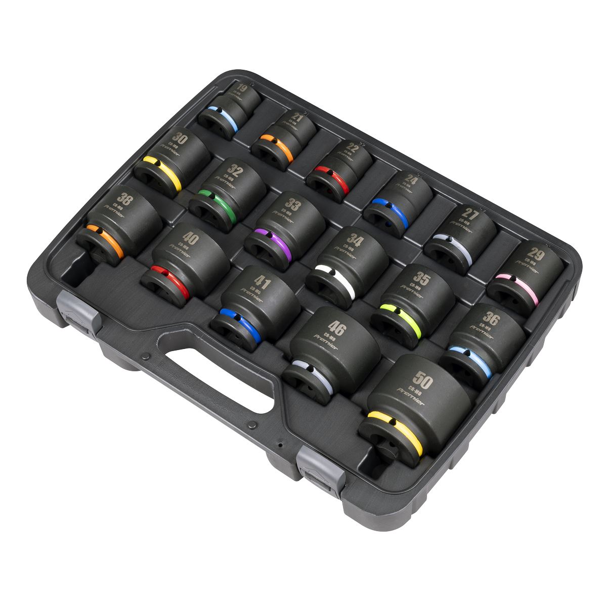Sealey Premier Impact Socket Set 3/4"Sq Drive 17pc AK8892M