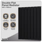 Baridi Horizontal Radiator Contemporary Double Flat Panel Design 600 x 1190mm