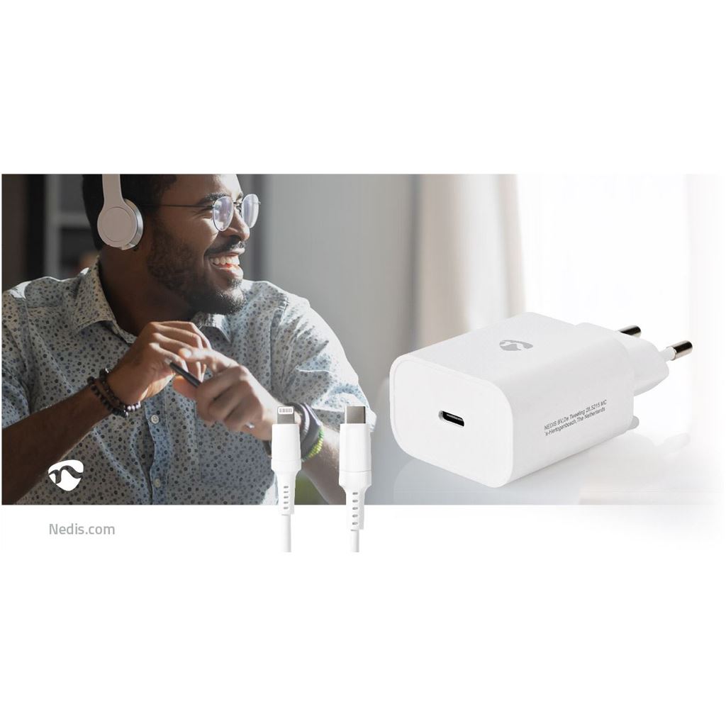 Wall Charger Quick charge featurePD3.0 20W1.67 A  2.22 A  3.0 - WCPDL20W112WT