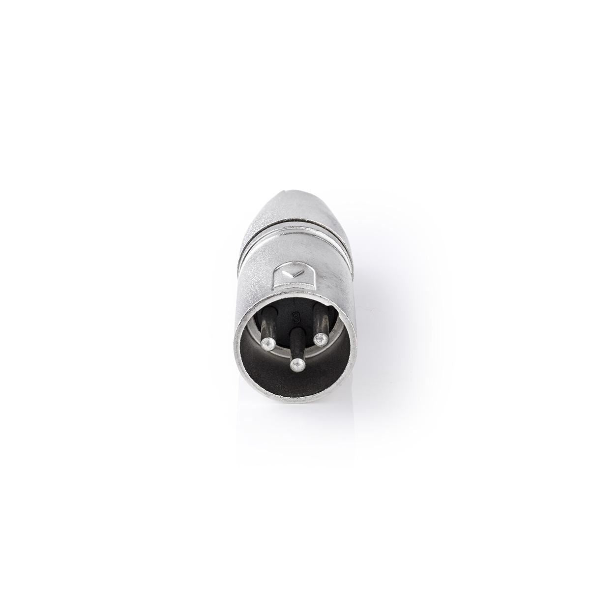 Nedis XLR Adapter XLR 3-pin Male to RCA Male 10 pieces Metal CAGP15931ME