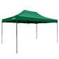 Dellonda 3x4.5m Pop-Up Gazebo Water Resistant w/Carry Bag/Rope/Stakes Dark Green
