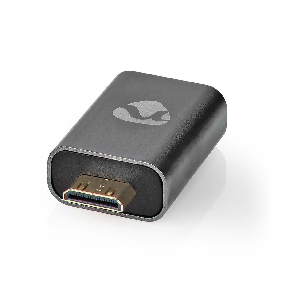 Nedis HDMI  AdapterHDMI Male / HDMI  Mini ConnectorHDMI Female / HDMI  OutputGo - CVTB34906GY