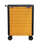 Sealey Rollcab 7 Drawer Push-To-Open Hi-Vis Orange APPD7O