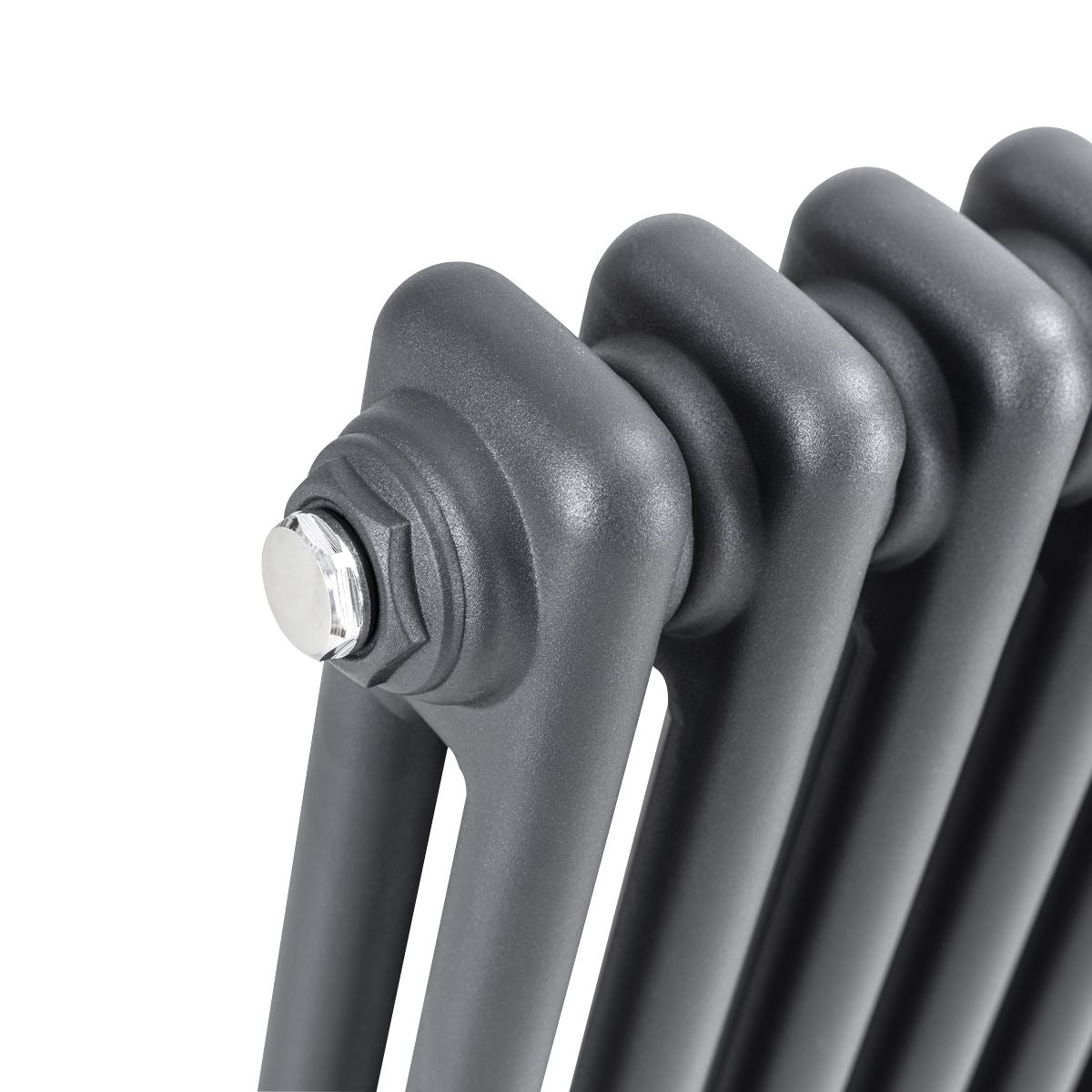 Baridi Horizontal Traditional 2 Column Radiator 600 x 832mm � Anthracite DH358