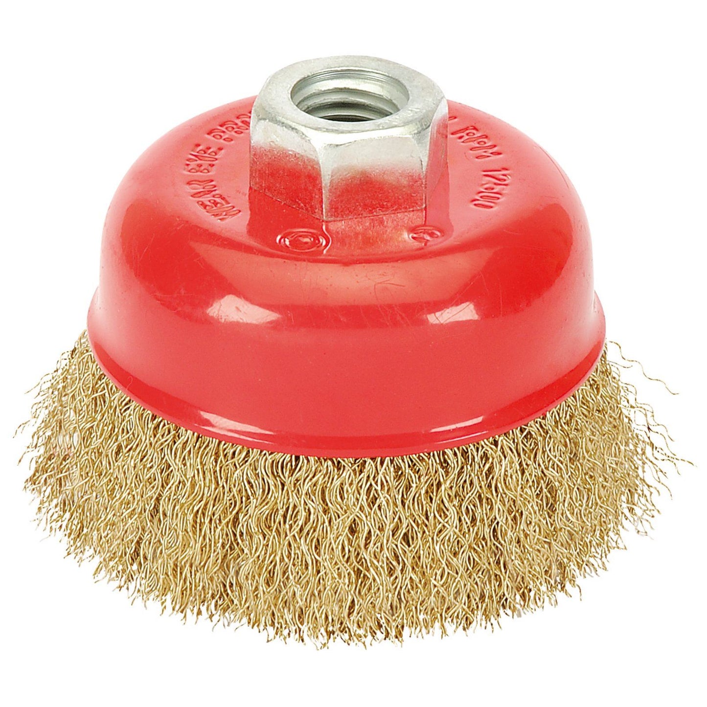 Draper 80mm Crimped Rotary Angle Grinder Wire Cup Brush Rust Removal Cleaning - 41444