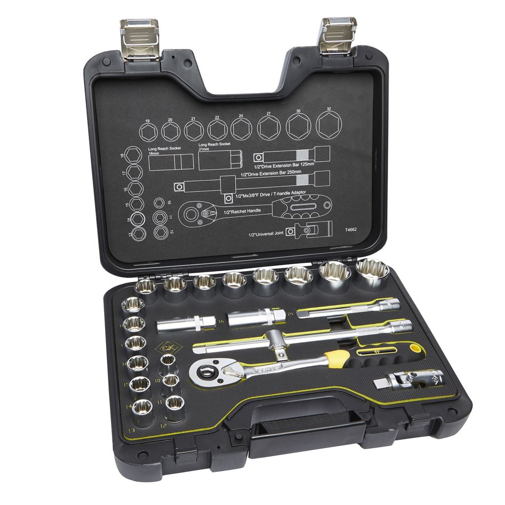 CK Tools Socket Set 1/2in Drive 24 Piece T4662