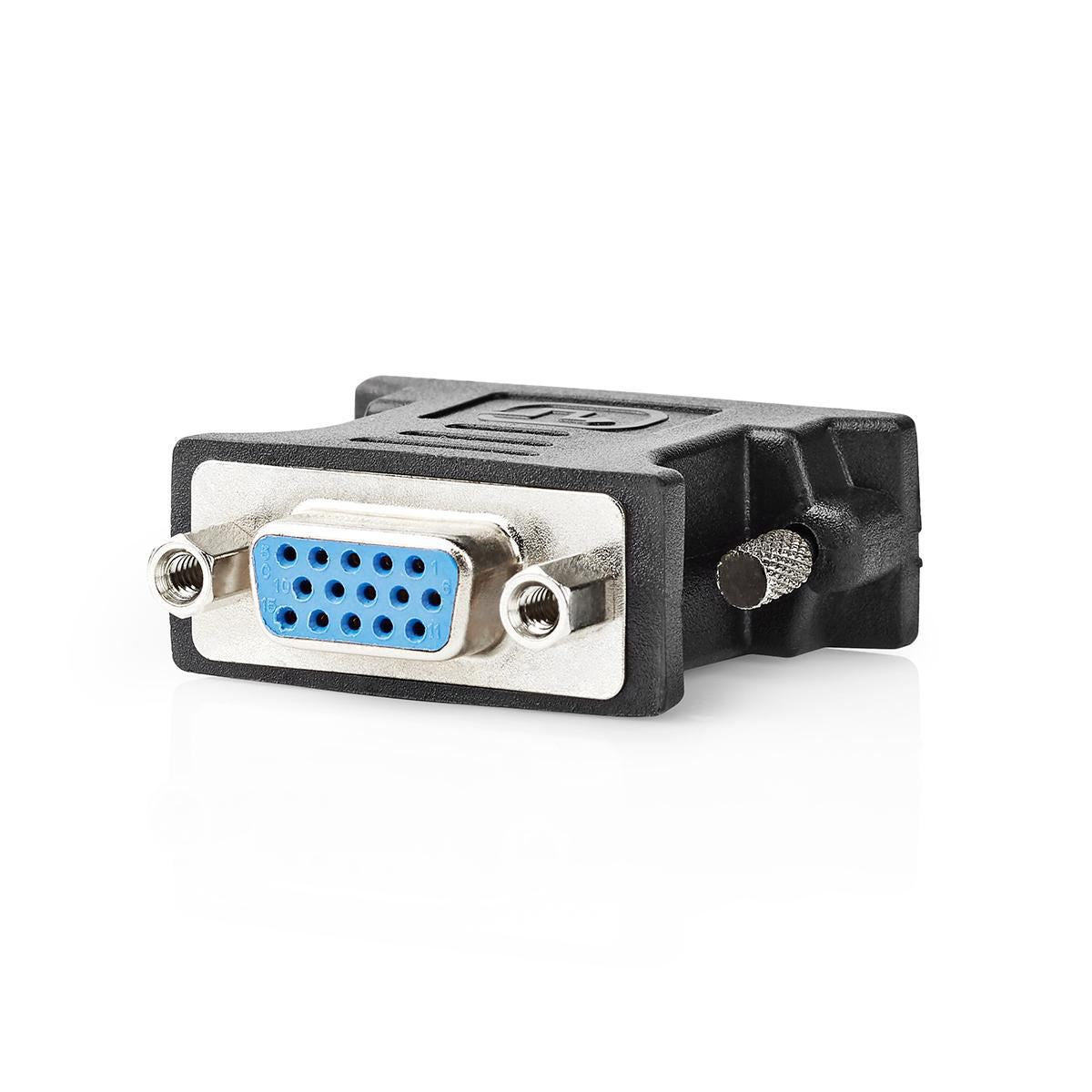 Nedis DVI to VGA Adapter DVI 24+1-Pin Male to VGA Female Black - CCGB32902BK
