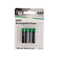 HQ Rechargeable NiMH AAA battery 700 mAh, 4-blister - BANM7HR034B