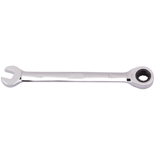 Draper 7mm Metric Ratcheting Combination Spanner - 31004