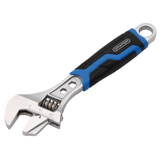 Draper Reversible Adjustable Wrench, 160mm