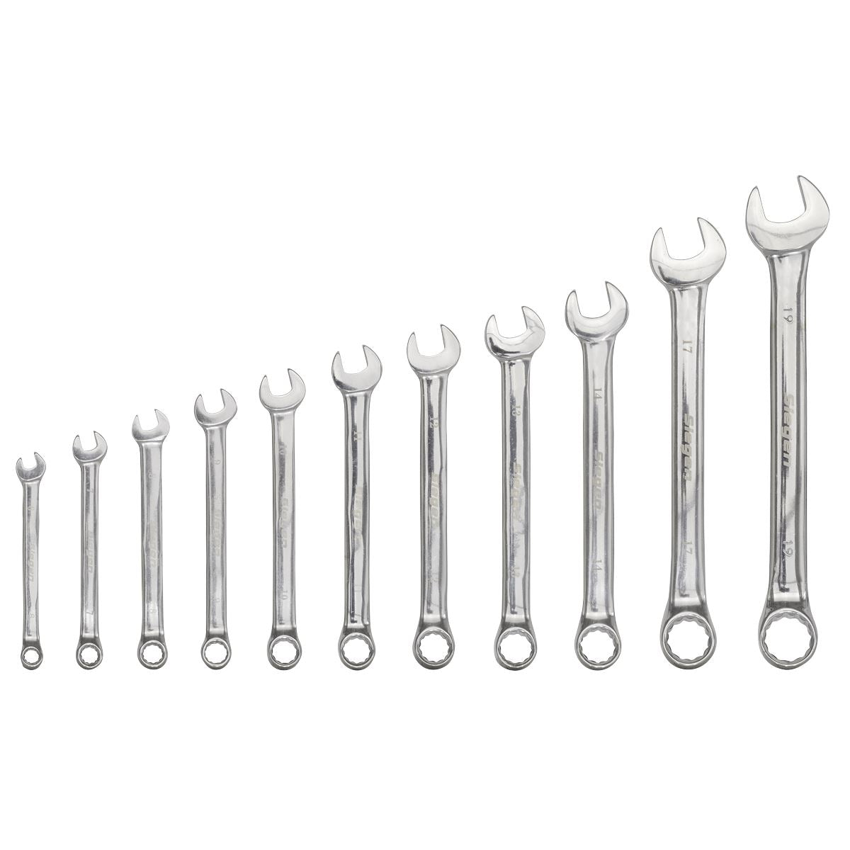 Sealey Combination Spanner Set 11pc Metric S0562