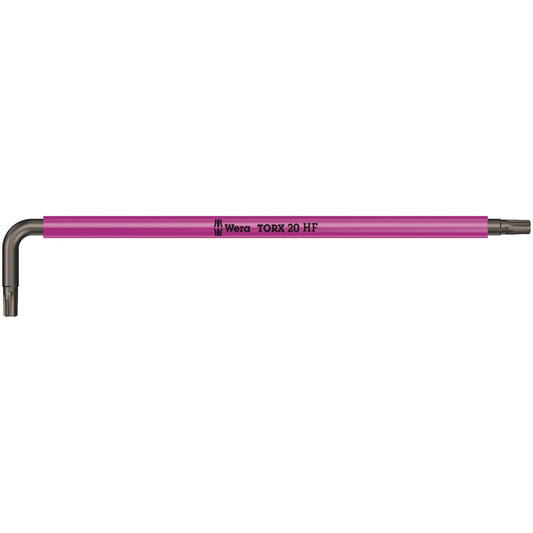 Wera 967 Sxl Hf Torx� Multicolour L-Key TX 20/137 Long Blacklaser 024475