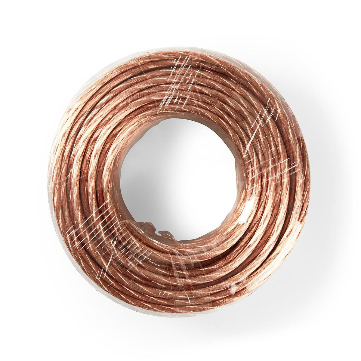 Nedis Speaker Cable 2x 6mm2 25m Wrap Transparent - CAGW6000TR250