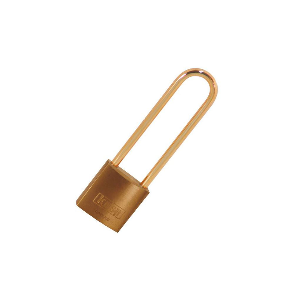 Kasp 120 Padlock 30x70mm Brass Shackle K12030L70BD