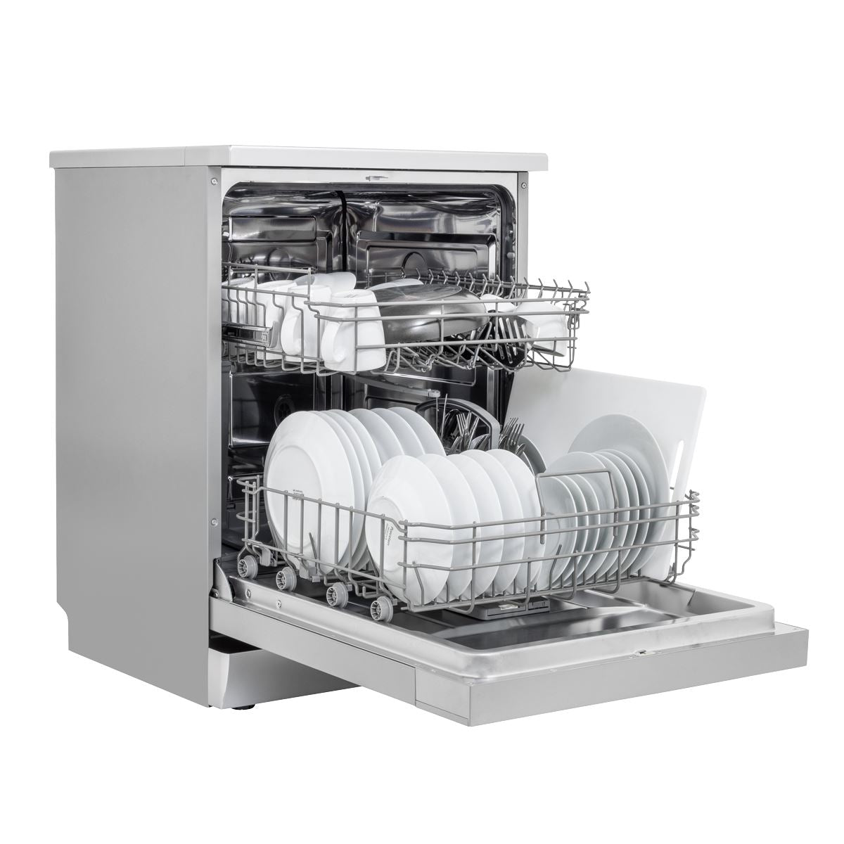 Baridi Freestanding Dishwasher 60cm Wide 13 Place Settings - Silver DH280
