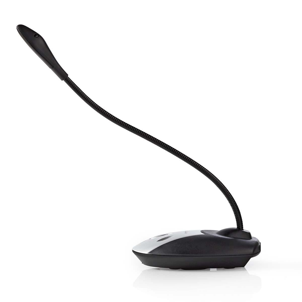Nedis Wired Microphone USB Black/Grey MICDU100BK