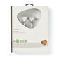 Coax Cable 100dB IEC (Coax) Male Angled to IEC (Coax) Female Angled 10m White