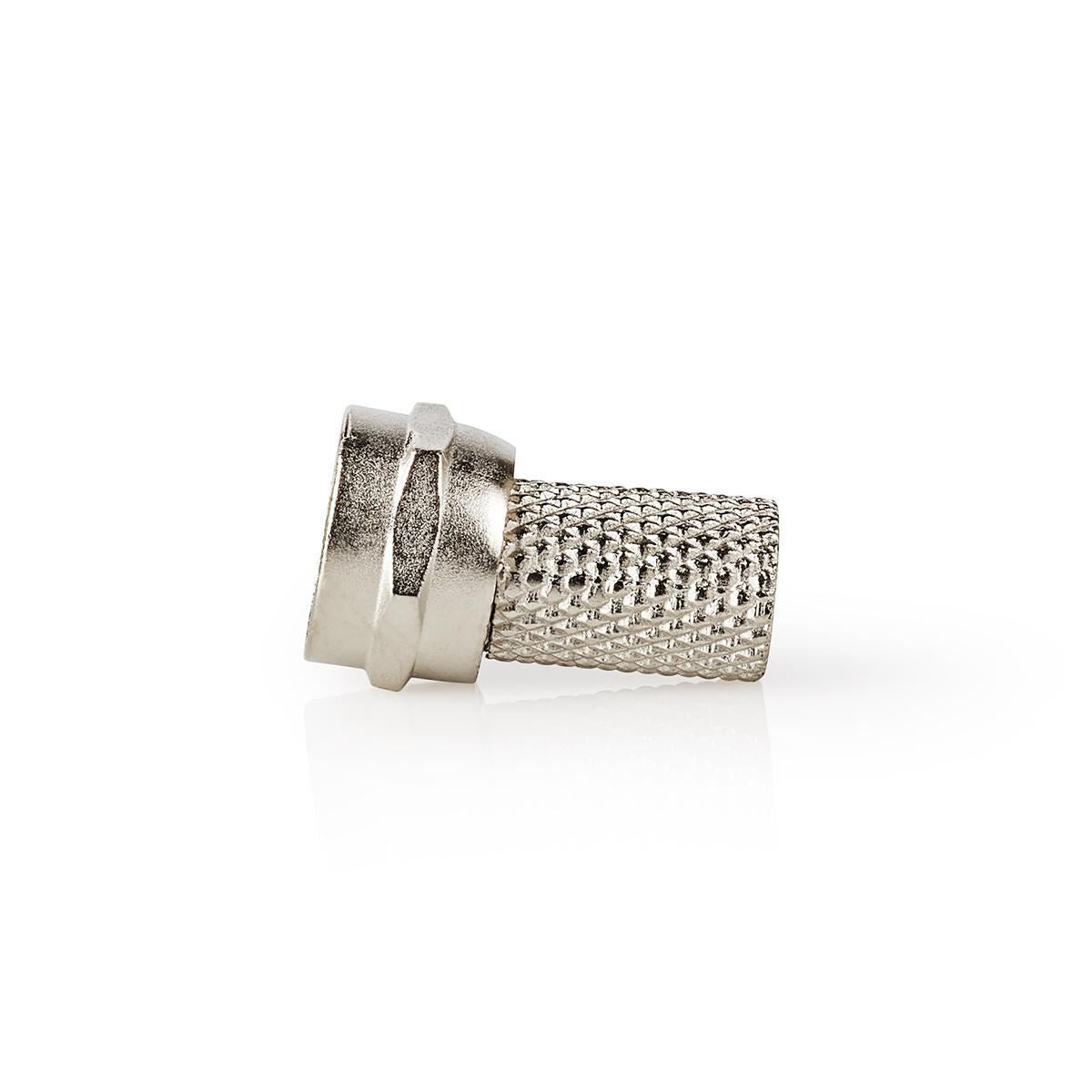 Nedis F Connector Male For 7.0mm Coaxial Cables 25 pieces Metal - CSVC41901ME