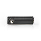Stereo Audio Adapter 3.5mm Male to 3.5mm Female 90° Angled 10 Pcs 4-Pole Black - CAGP22980BK