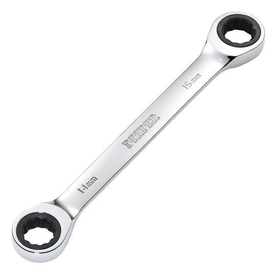 Draper 14X15 Ratchet Ring Spanner 8231BSMM - 27738