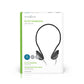 Nedis Wired Headphones 2.1m Round Cable On-Ear Black - HPWD1105BK