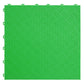 Sealey Polypropylene Floor Tile-Green Treadplate 400x400mm Pk of 9 FT3GR