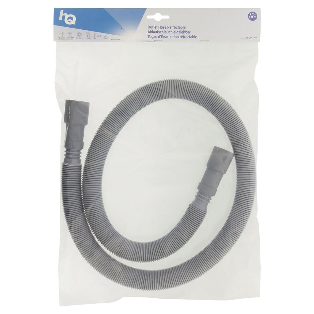 Outlet Hose Extendable 24/19mm Straight to 29/22mm Straight 0.5 bar 50°C 1.20-4m - WAOH2429SSP40