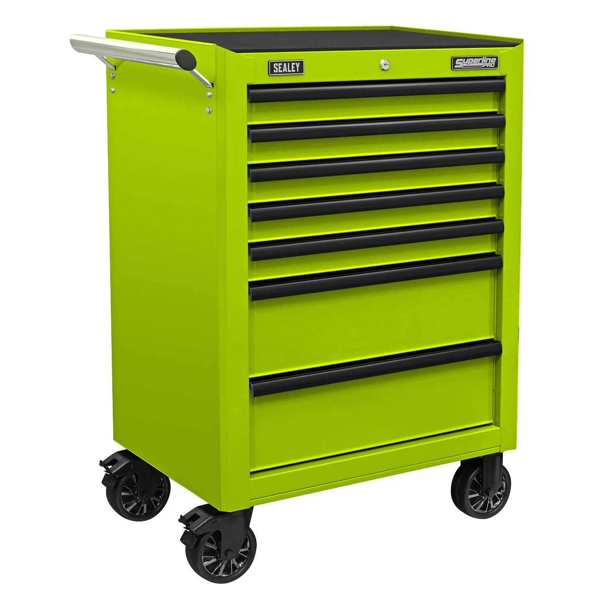 Sealey Superline Pro Tool Chest Combination 14 Drawer with 446pc Tool Kit, Green