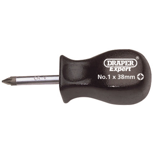 Draper 1x No1x38mm PZ Type Mechanics Screwdriver Professional Tool 19542