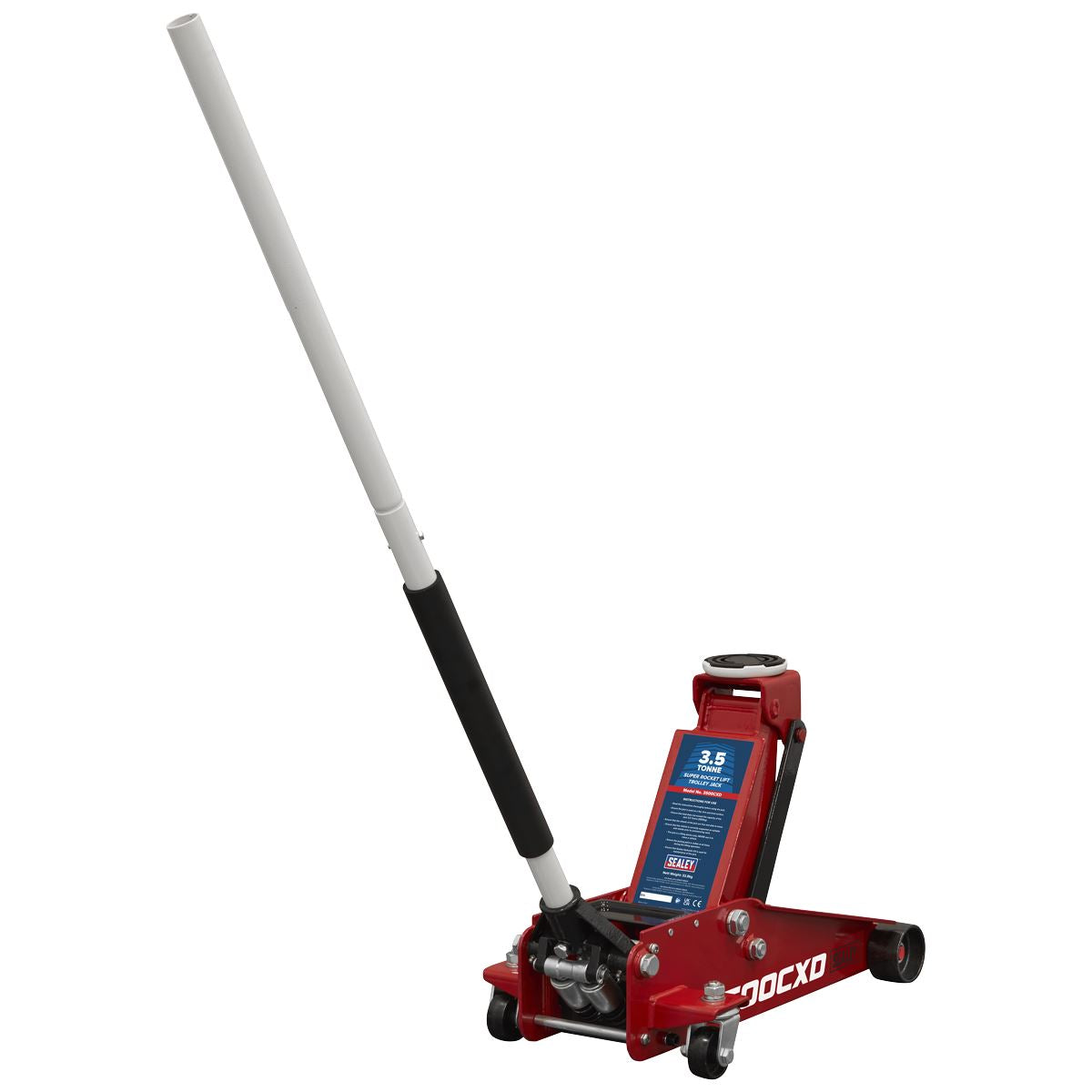 Sealey Trolley Jack with Super Rocket Lift 3.5 Tonne 3500CXD
