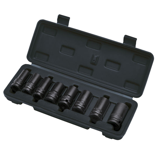 Draper Locking Wheel Nut Removal Set, 1/2" Sq. Dr. (8 Piece)