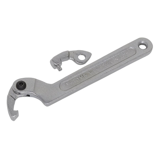 Sealey Adjustable C Spanner - Hook & Pin Wrench Set 3pc 19-51mm SMC2S