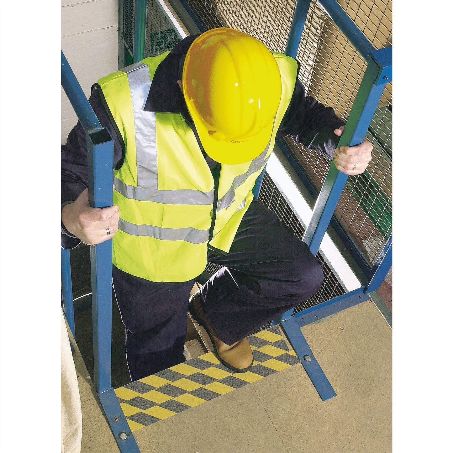 Draper 18M x 50mm Black and Yellow Heavy Duty Safety Grip Tape Roll