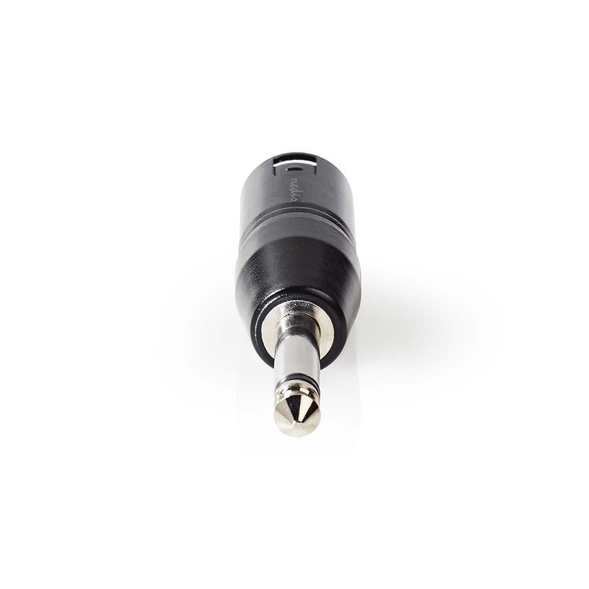 Nedis XLR Adapter Mono XLR 3-pin Male to 6.35mm Male Black COTP15942BK
