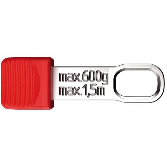 KNIPEX 00 62 10 TR TetheredTool Clips Red (10 Pieces), 30mm