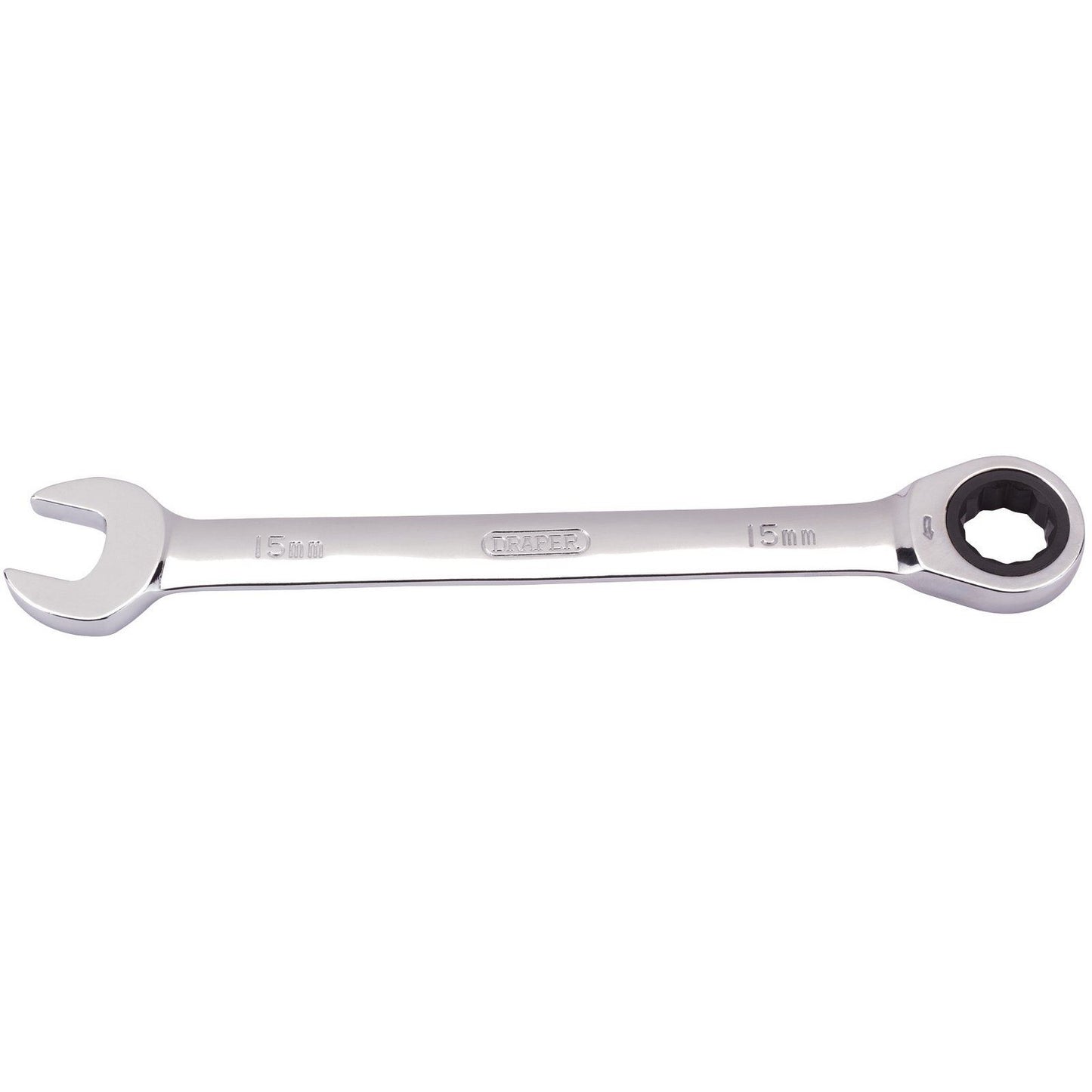 Draper 8230mm Hi-Torq 15mm Metric Ratchet Combi Spanner - 31012