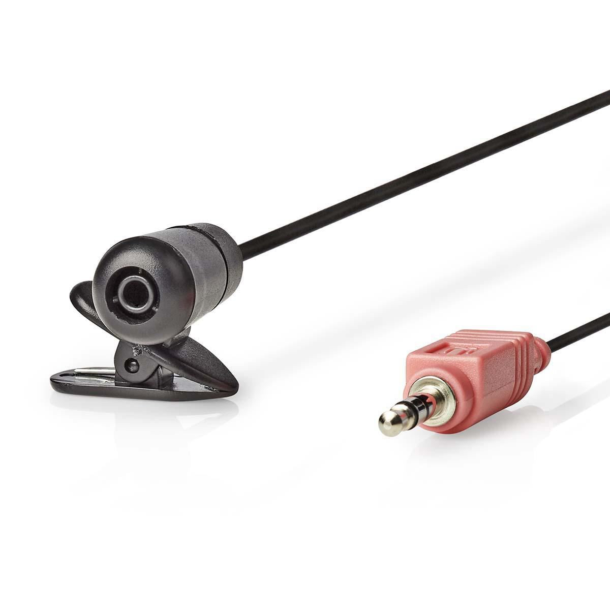 Nedis Wired Microphone Clip-on 3.5mm Black MICCJ100BK