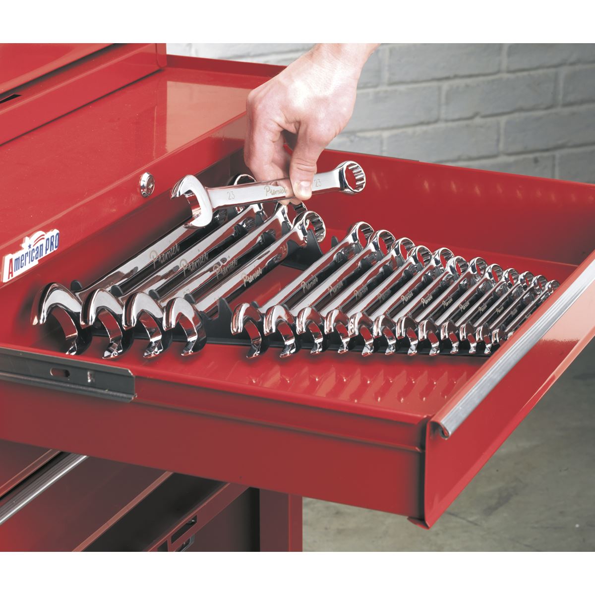 Sealey Sharks Teeth Spanner Rack 2pc WR01